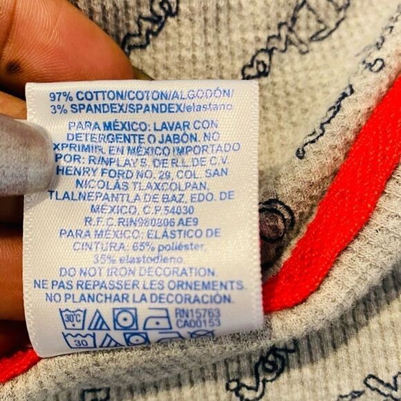 Champion All Over Logo Thermal Top Size Medium - Picture 3 of 4